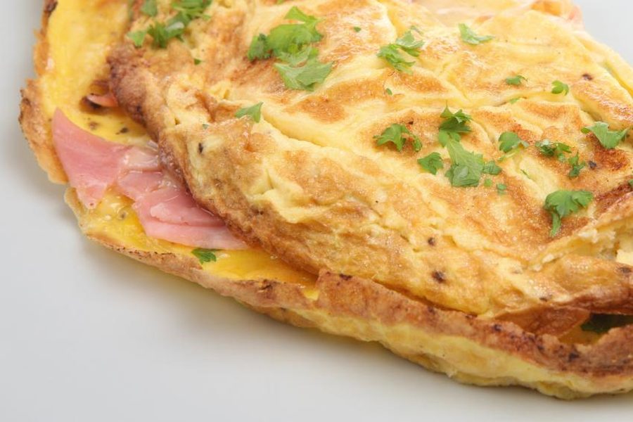 OMELETTE DE JAMON DE PAVO