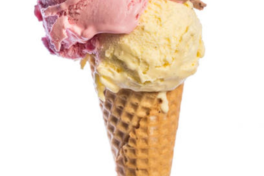 CONO DE HELADO 3 SABORES