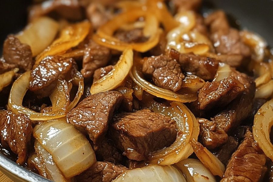 BANDEJA HÍGADO ENCEBOLLADO