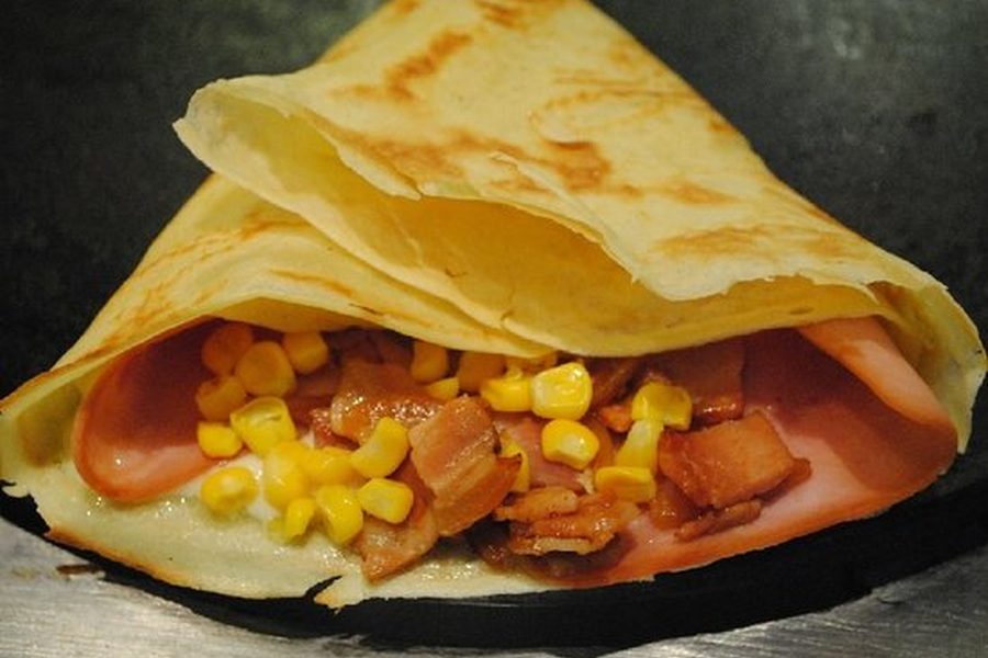 CREPA POLLO TOCINETA