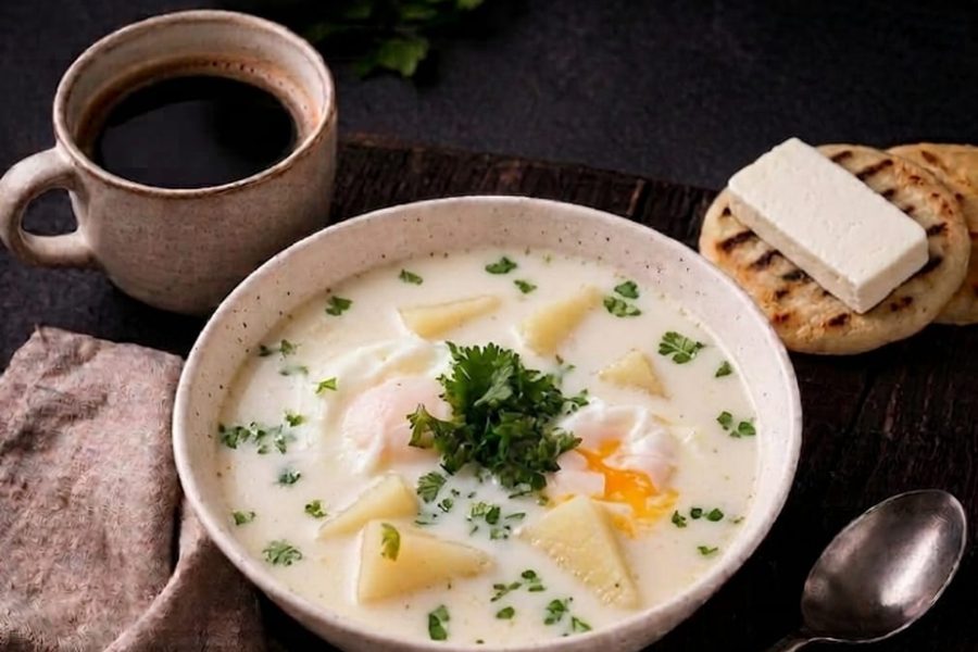 CALDO DE HUEVO